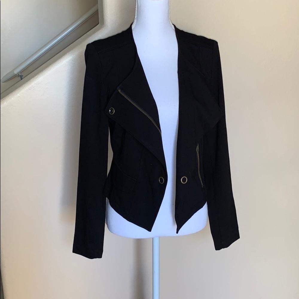 CAbi black motto jacket
